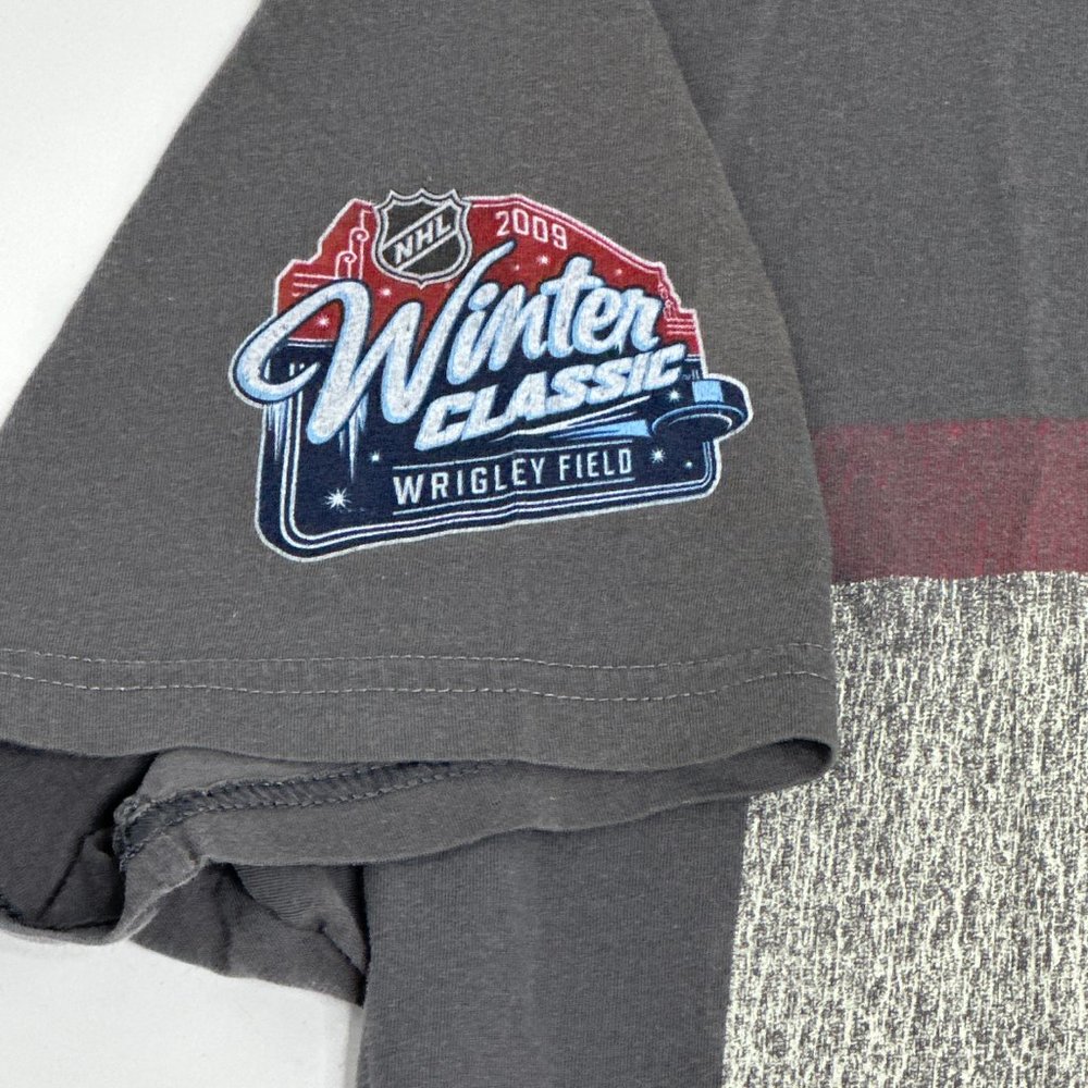 Chicago Blackhawks NHL 2009 Winter Classic T-shirt Toews #19 Wrigley Field Large - Picture 2 of 6